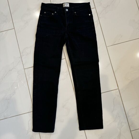 ACNE STUDIOS Row Denim Jeans Women's 24x34 Made In Italy Skinny - Picture 4 of 9